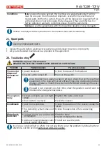 Preview for 47 page of Arneg 1250 TCBM Direction For Installation And Use