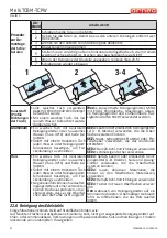 Preview for 64 page of Arneg 1250 TCBM Direction For Installation And Use