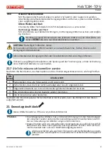 Preview for 65 page of Arneg 1250 TCBM Direction For Installation And Use