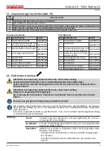 Preview for 81 page of Arneg Astana LX Direction For Installation And Use