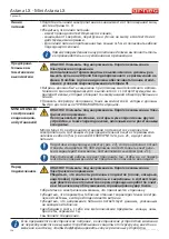 Preview for 158 page of Arneg Astana LX Direction For Installation And Use