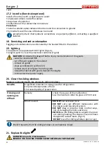 Preview for 45 page of Arneg BERGEN 2 BT/TN GI R290 Direction For Installation And Use