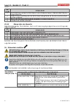 Preview for 74 page of Arneg Laval 4 Direction For Installation And Use