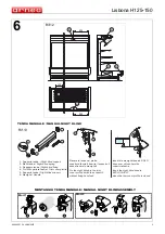 Preview for 108 page of Arneg Lisbona Direction For Installation And Use