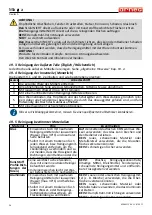 Preview for 59 page of Arneg Malaga H160 ventilated Direction For Installation And Use