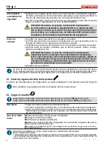 Preview for 95 page of Arneg Malaga H160 ventilated Direction For Installation And Use