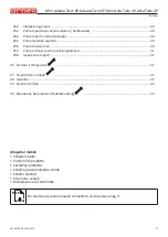 Preview for 15 page of Arneg Mini Ankara Twin 4P Series Direction For Installation And Use