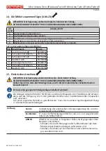 Preview for 70 page of Arneg Mini Ankara Twin 4P Series Direction For Installation And Use