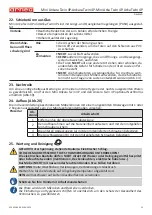 Preview for 74 page of Arneg Mini Ankara Twin 4P Series Direction For Installation And Use