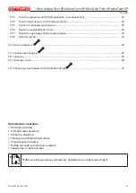 Preview for 131 page of Arneg Mini Ankara Twin 4P Series Direction For Installation And Use