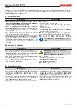 Preview for 92 page of Arneg Salzburg TCBM Installation And Operation Manual