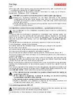 Предварительный просмотр 16 страницы Arneg SANTIAGO MF 105/210 Handbook