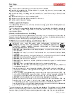 Предварительный просмотр 20 страницы Arneg SANTIAGO MF 105/210 Handbook