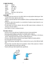 Preview for 4 page of Arnica Köpüklü Stil User Manuals