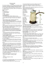 Preview for 4 page of Arnica Köpüklü User Manual