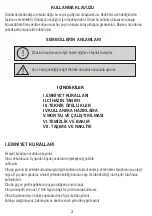 Preview for 2 page of Arnica Merlin Lnstruction Manual