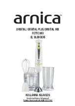 Preview for 1 page of Arnica ORBITAL Instruction Manual