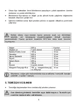 Предварительный просмотр 6 страницы Arnica Panna Instruction Manual