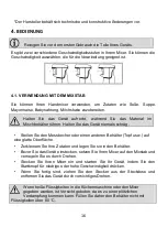 Предварительный просмотр 16 страницы Arnica Panna Instruction Manual