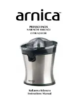 Arnica PRESSO INOX Instruction Manual preview