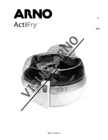 Предварительный просмотр 1 страницы ARNO ACTIFRY Manual