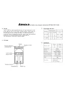 Предварительный просмотр 1 страницы ARNOLD OPPAMA PET-1000R Instruction Manual