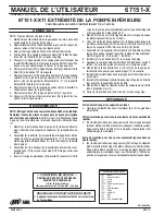 Предварительный просмотр 4 страницы ARO 67151-*-*11 series Operator'S Manual