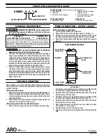 Предварительный просмотр 2 страницы ARO ARO 650891-X47-B Operator'S Manual