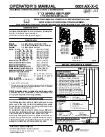 ARO ARO 6661AX-X-C Operator'S Manual предпросмотр