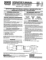 Предварительный просмотр 1 страницы ARO Bant-a-Matic 8245-B Operation Manual