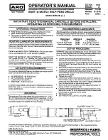 ARO Bant-A-Matic 8248-B Operator'S Manual предпросмотр