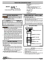 Предварительный просмотр 2 страницы ARO CHOP-CHECK 650941-X-C Operator'S Manual