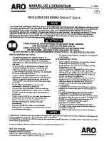 Предварительный просмотр 6 страницы ARO GH07A Series Operator'S Manual