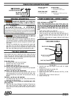 Предварительный просмотр 2 страницы ARO NM2318B-13-X43 Series Operator'S Manual