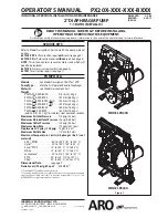 Предварительный просмотр 1 страницы ARO PD20 series Operator'S Manual