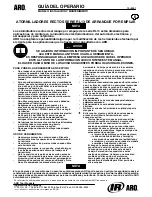 Предварительный просмотр 9 страницы ARO RL13 SEries Operator'S Manual