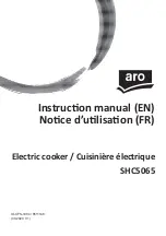 ARO SHC5065 Instruction Manual предпросмотр