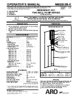 ARO TWO-BALL NM2202B-X Operator'S Manual предпросмотр