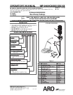 Предварительный просмотр 1 страницы ARO WP0409C8 series Operator'S Manual