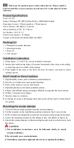 Preview for 4 page of AROHA SM11 Quick Reference Manual