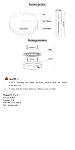 Предварительный просмотр 2 страницы AROHA SM11W Quick Reference Manual