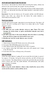 Preview for 5 page of AROHA SM11W Quick Reference Manual