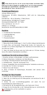 Preview for 12 page of AROHA SM11W Quick Reference Manual