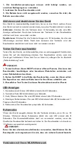 Preview for 13 page of AROHA SM11W Quick Reference Manual