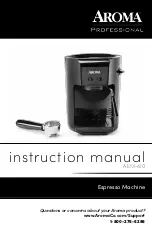 Aroma Professional AEM-810 Instruction Manual preview