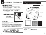 Preview for 3 page of Aroma Professional AFD-815B Instruction Manual