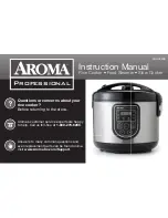 Aroma Professional ARC-1208SB Instruction Manual предпросмотр