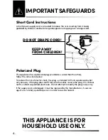 Preview for 4 page of Aroma Professional ARC-1230B Instruction Manual