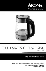 Aroma Professional AWK-170D Instruction Manual preview