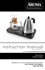 Aroma Professional AWK-2000GD Instruction Manual предпросмотр